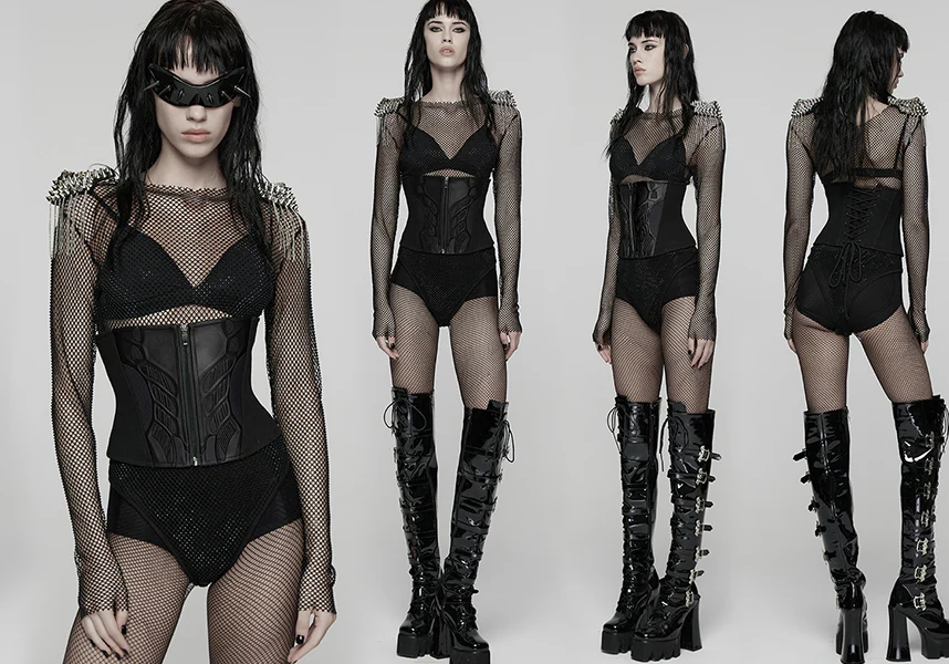 Neon Dystopia [Black] | CORSET BELT - Image 13