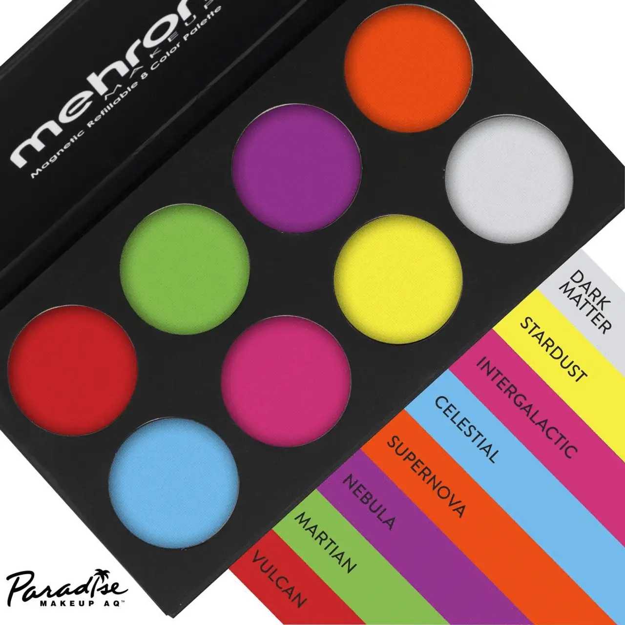 Neon UV Glow Paradise Makeup AQ | FACE PAINT PALETTE - Image 3