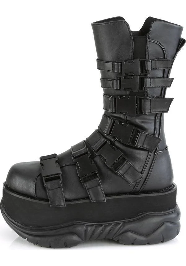 NEPTUNE-210 [Black] | PLATFORM BOOTS [PREORDER] - Image 3