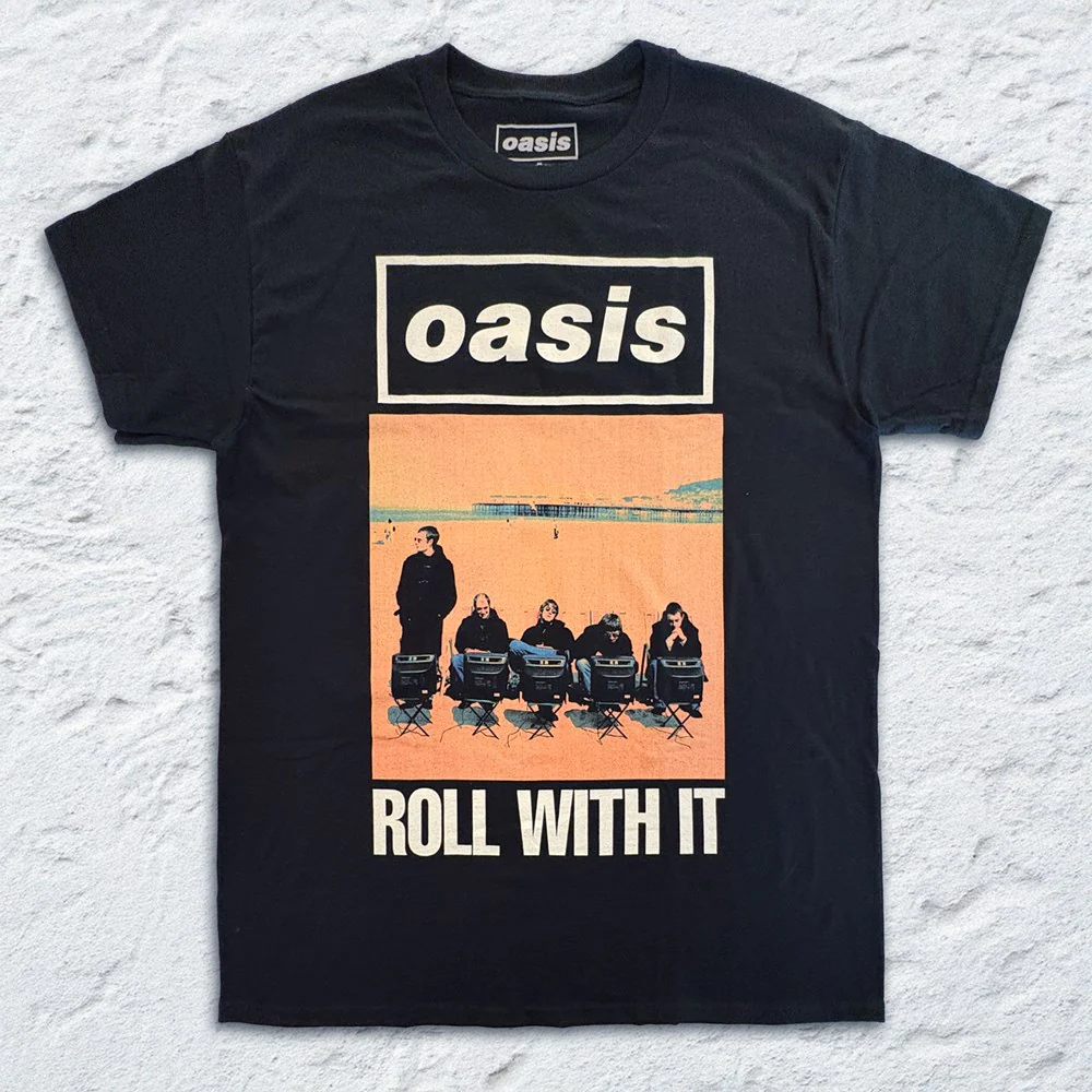 Oasis | Roll With It [Black] T-SHIRT [PREORDER]