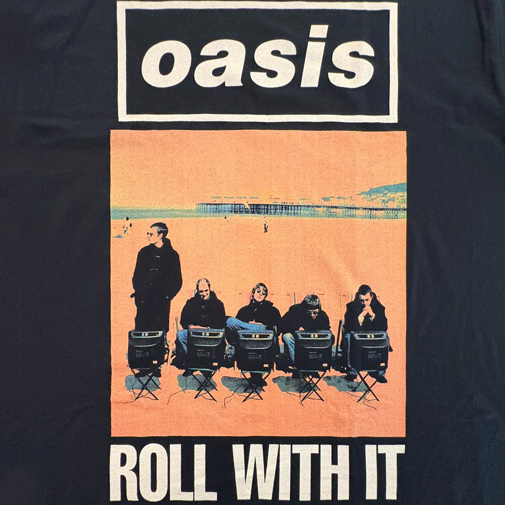 Oasis | Roll With It [Black] T-SHIRT [PREORDER] - Image 2