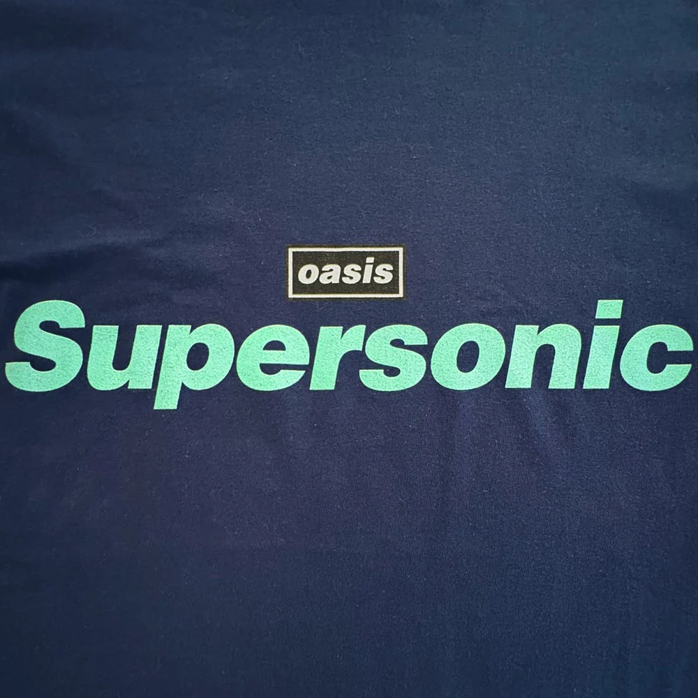 Oasis | Supersonic Text [Navy] T-SHIRT [PREORDER] - Image 2