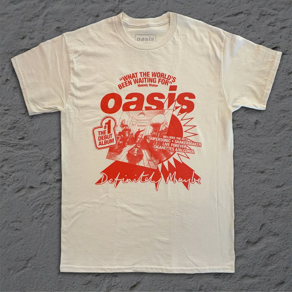 Oasis | What The World [Cream] T-SHIRT [PREORDER]