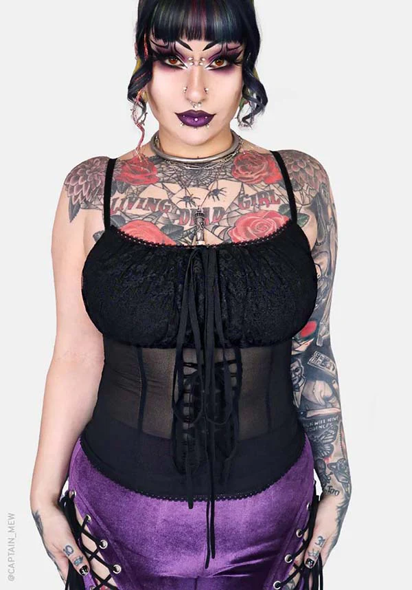 Obsidian Calpurnia | CAMI TOP*