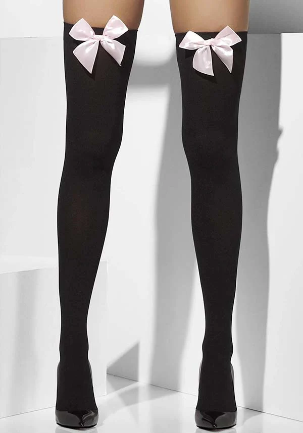 Opaque [Black/Pink Bow] | HOLD UPS - Image 2