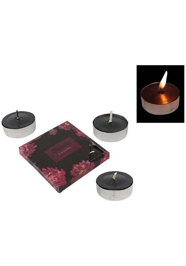 Opium Scented Black | TEALIGHTS - Image 3