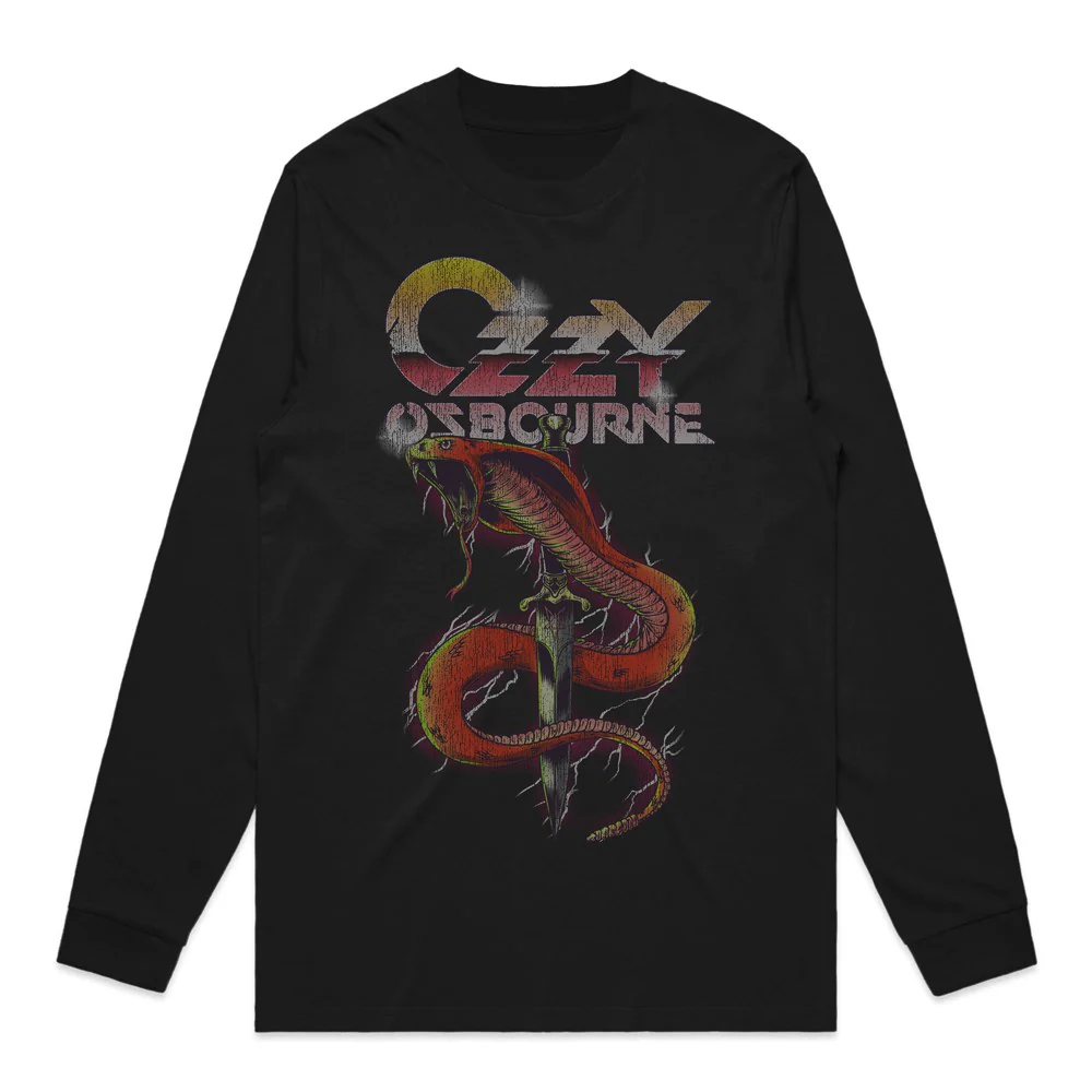 Ozzy Osbourne | Vintage Snake LONG SLEEVE TOP [PREORDER]