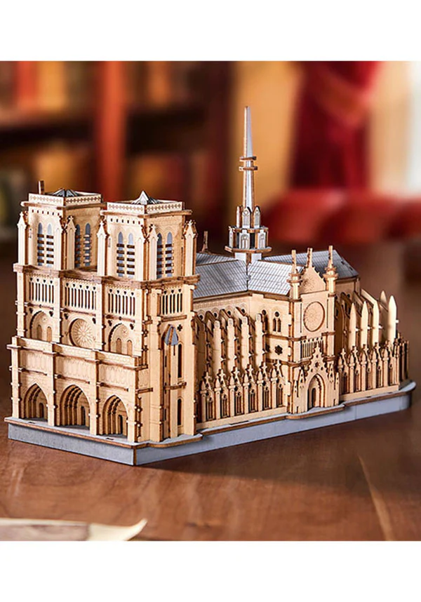 Paris Cathedral | 3D WOODEN PUZZLE - Image 7