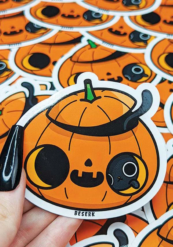 Peeking Pumpkin | STICKER*