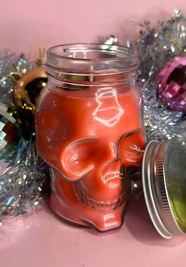 Persephone Grapefruit | SKULL JAR CANDLE* - Image 4