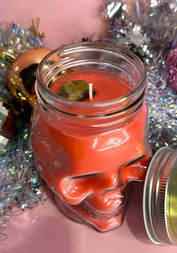 Persephone Grapefruit | SKULL JAR CANDLE* - Image 5