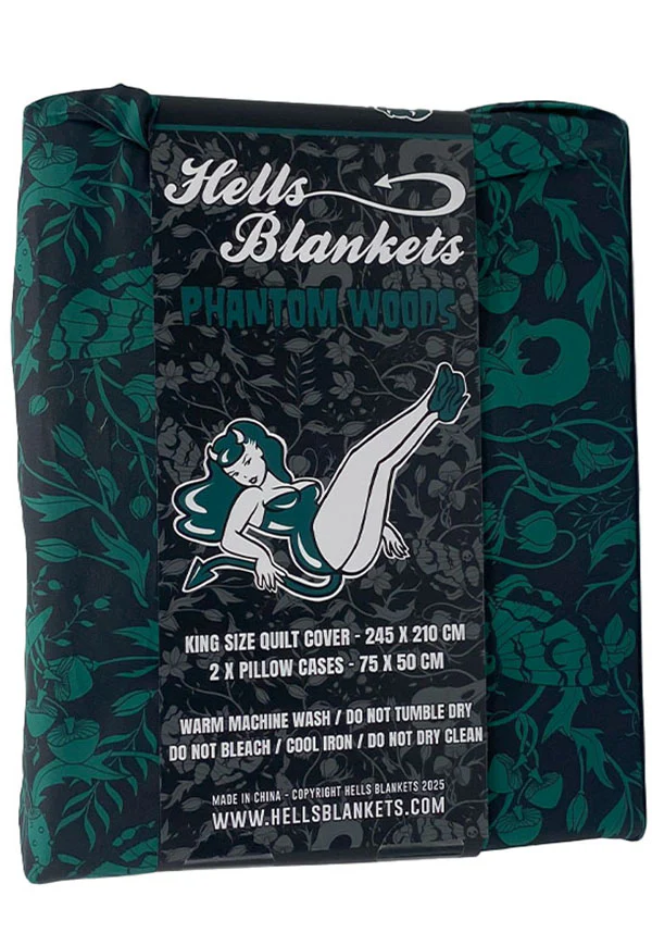 Phantom Woods [Green] | QUILT SET [KING SINGLE] - Image 7