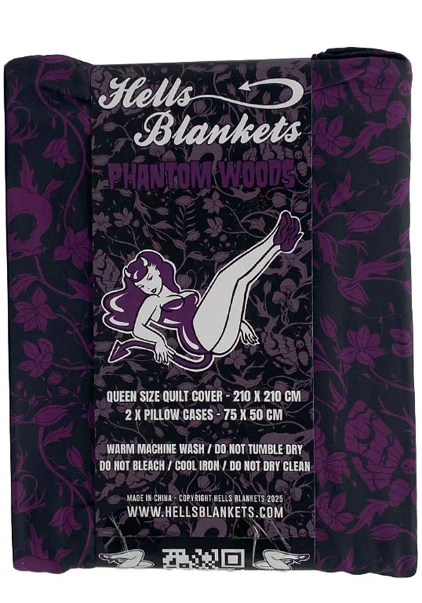 Phantom Woods [Purple] | QUILT SET [KING SINGLE] - Image 12