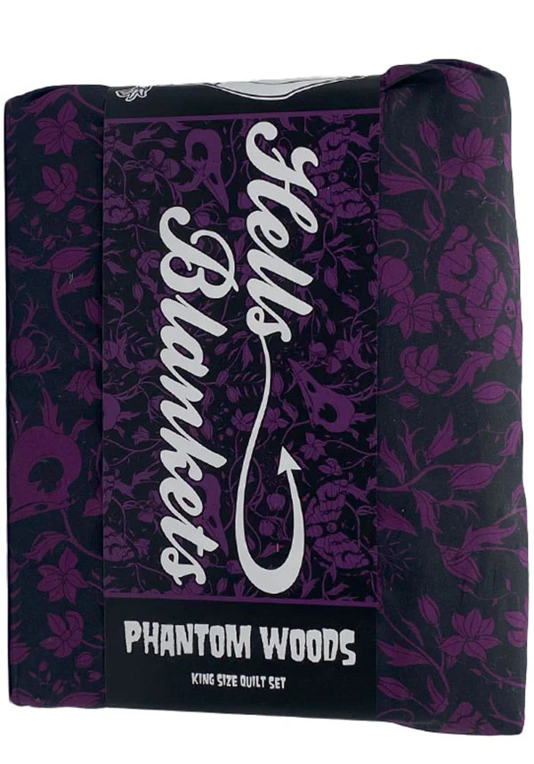 Phantom Woods [Purple] | QUILT SET [QUEEN] - Image 11