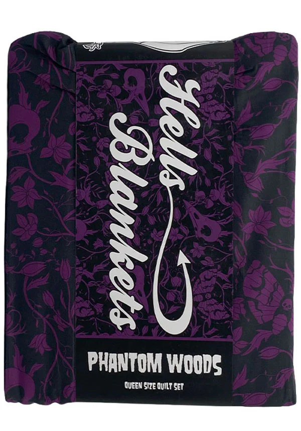 Phantom Woods [Purple] | QUILT SET [QUEEN] - Image 3