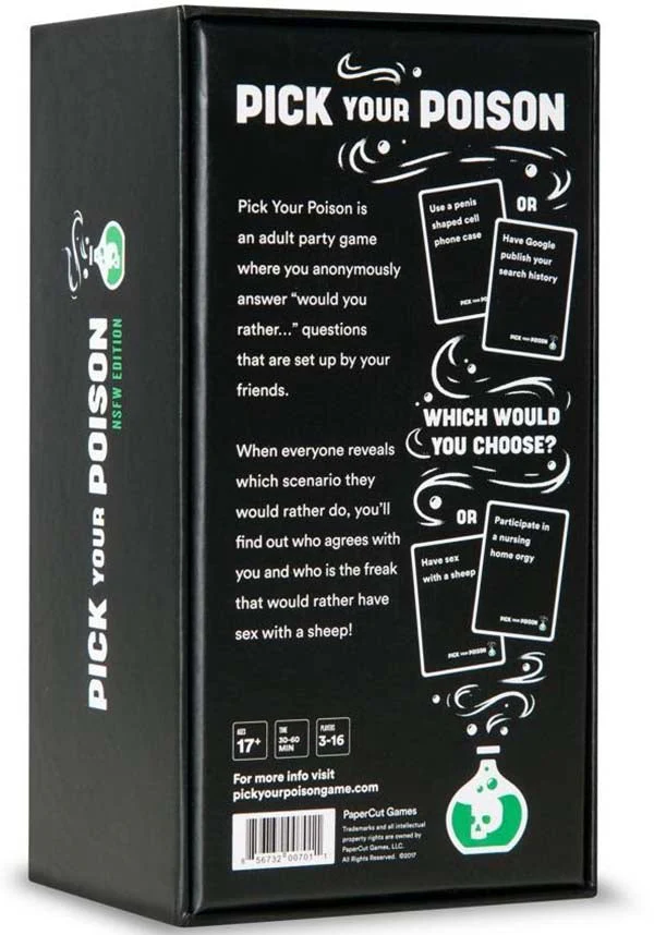 Pick Your Poison NSFW Edition | PARTY GAME - Image 2