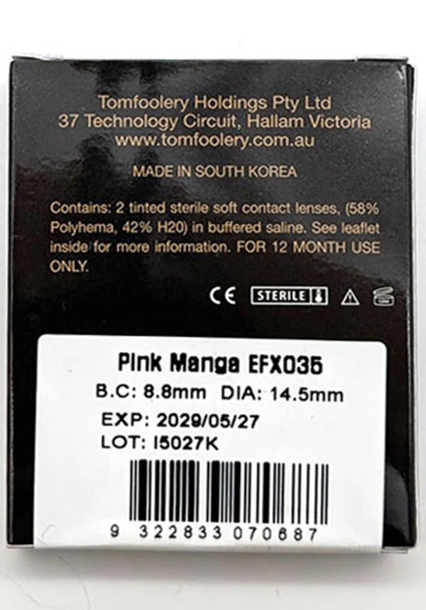 Pink Manga | COSTUME LENSES - Image 3