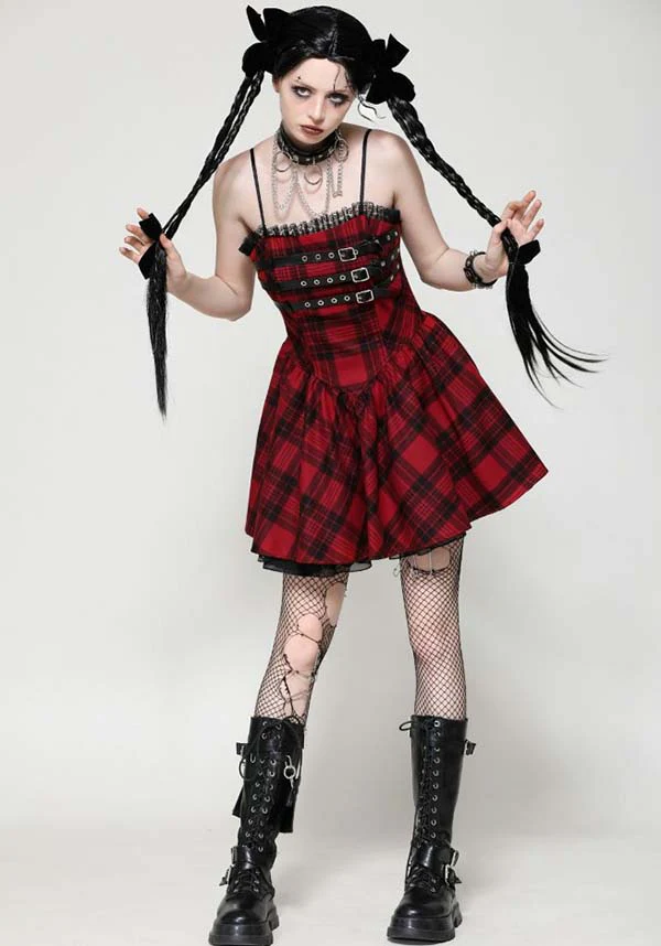 Playful Punk Red Rock | DRESS* - Image 4