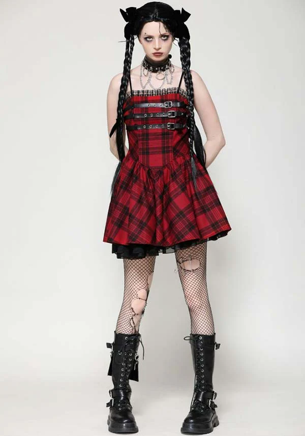 Playful Punk Red Rock | DRESS* - Image 7