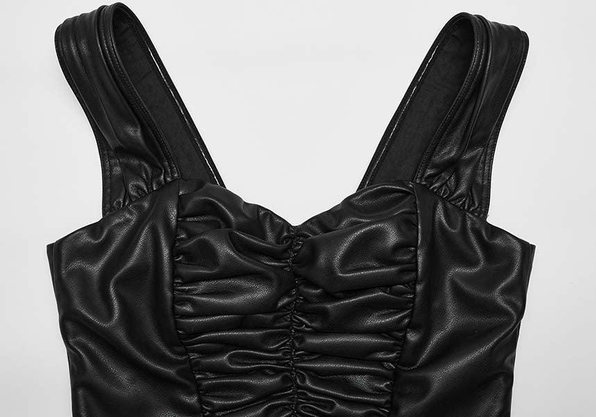 Pleated Faux Leather | TOP* - Image 11