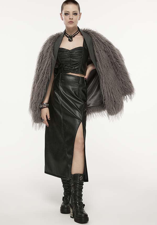 Pleated Faux Leather | TOP* - Image 3