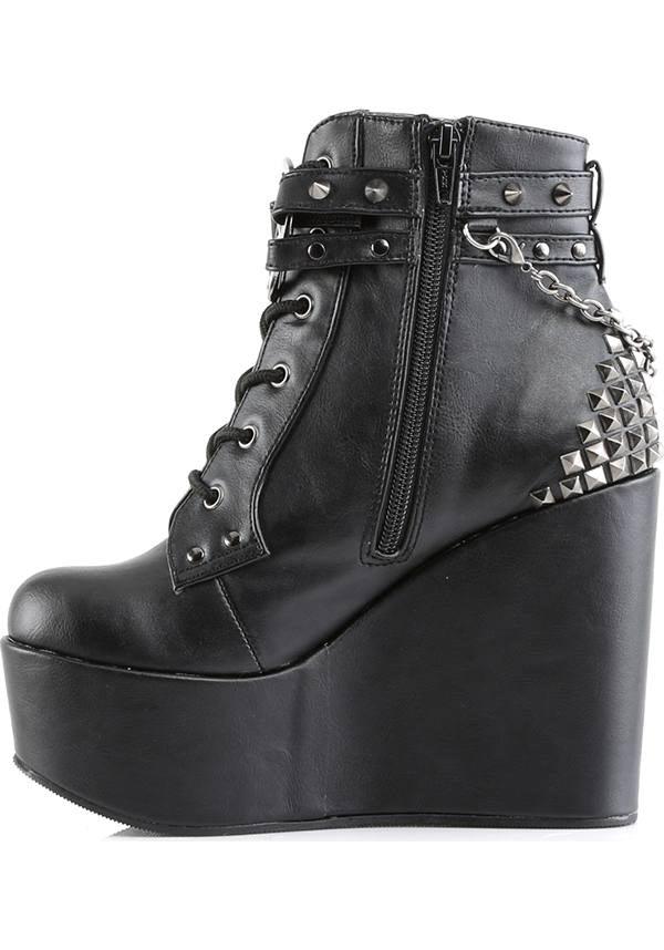 POISON-101 [Black] | PLATFORM BOOTS [PREORDER] - Image 3