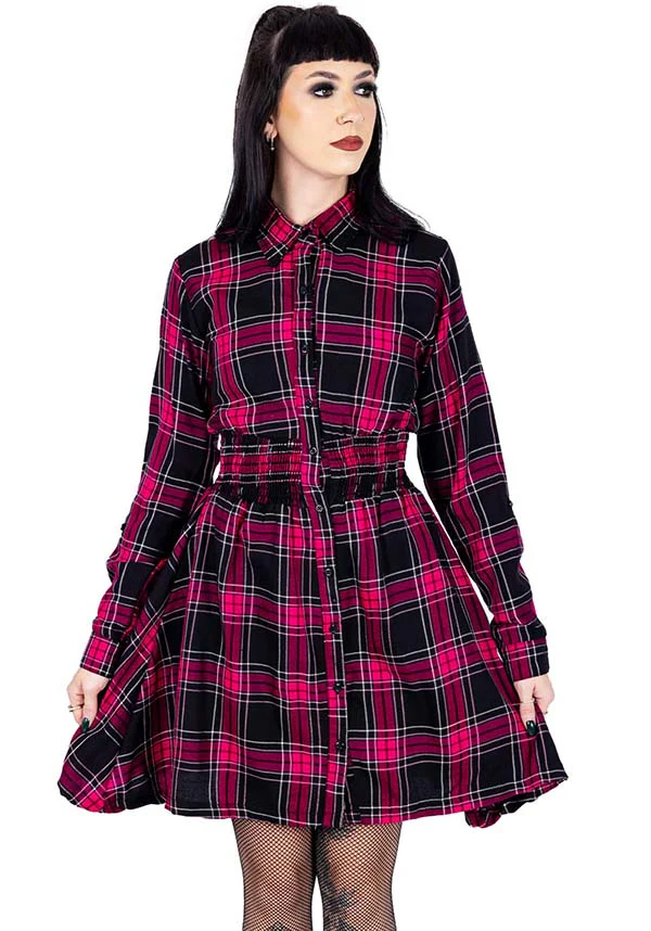 Prairie [Dark Pink Check] | DRESS* - Image 2
