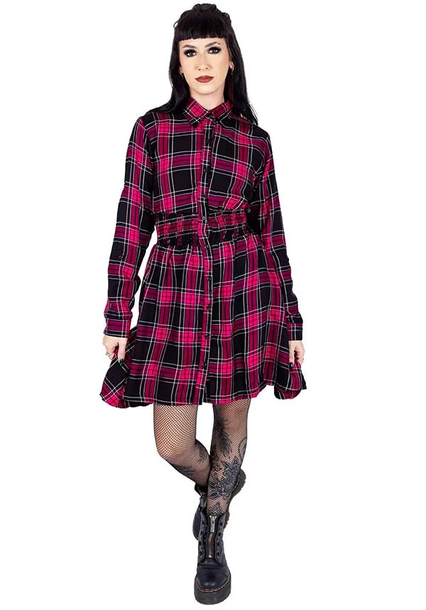 Prairie [Dark Pink Check] | DRESS* - Image 3