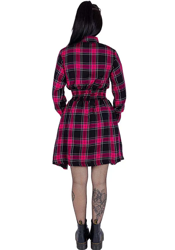 Prairie [Dark Pink Check] | DRESS* - Image 5