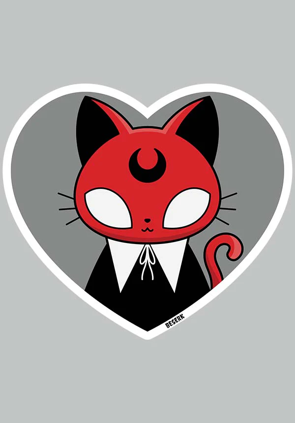 Purr Evil [Red] | STICKER*