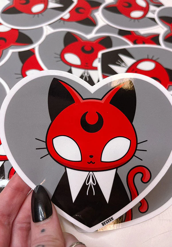 Purr Evil [Red] | STICKER* - Image 2