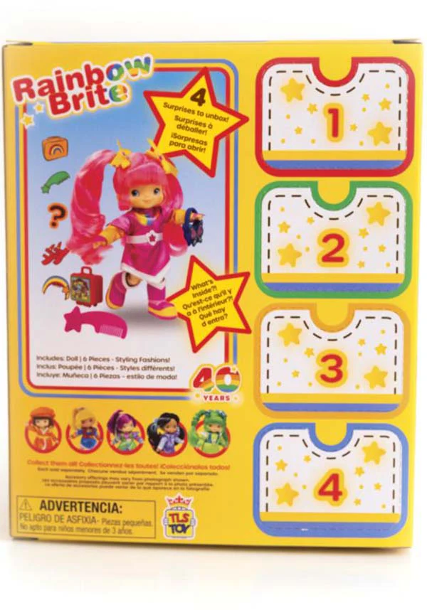 Rainbow Brite: Tickled Pink 5.5'' | FASHION DOLL* - Image 3