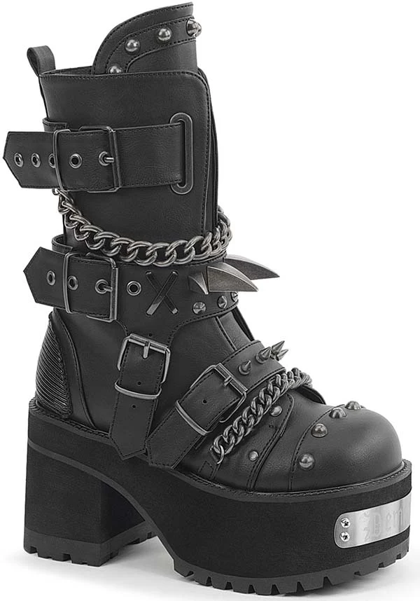 RANGER-117 | [Black] PLATFORM BOOTS [PREORDER]