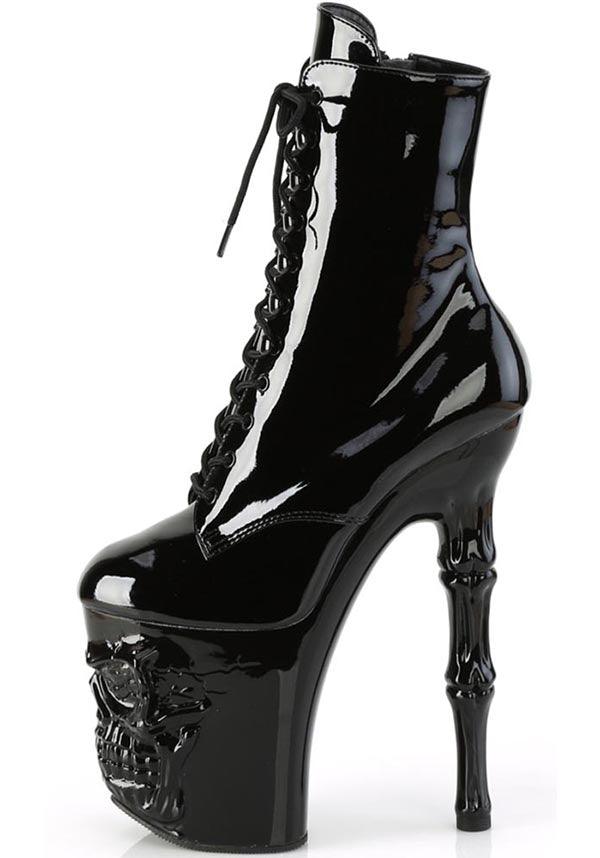 RAPTURE-1020 [Black Patent] | PLATFORM HEELS [PREORDER] - Image 3