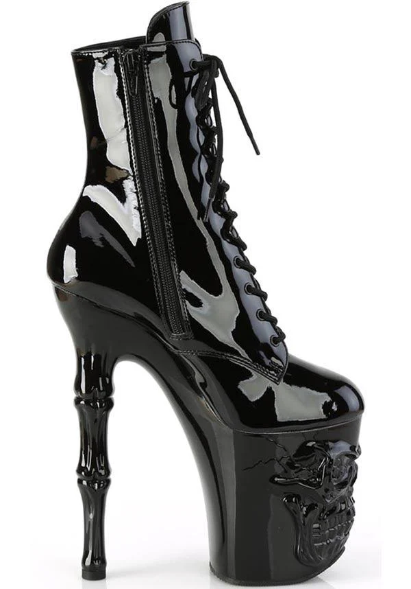 RAPTURE-1020 [Black Patent] | PLATFORM HEELS [PREORDER] - Image 5