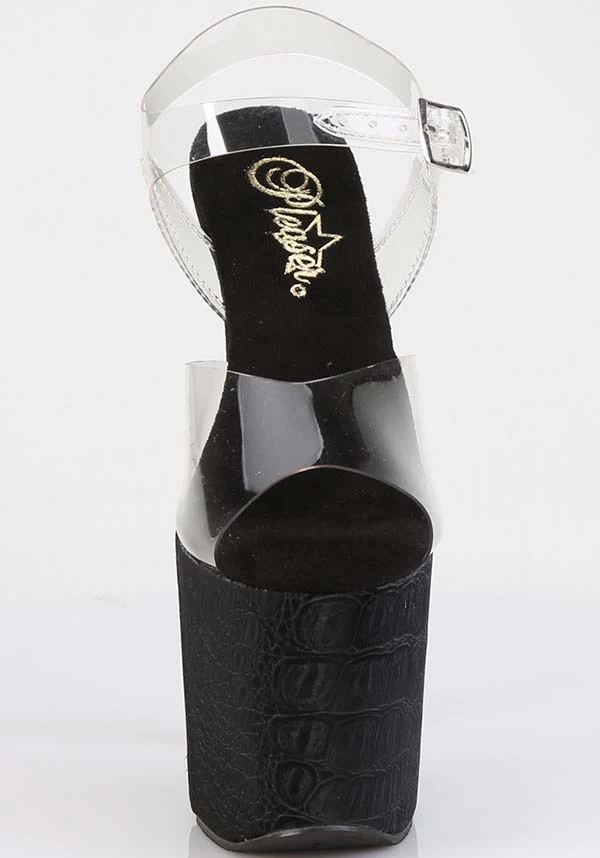 RAZZLE-808WR [Clear/Black] | HEELS [PREORDER] - Image 2