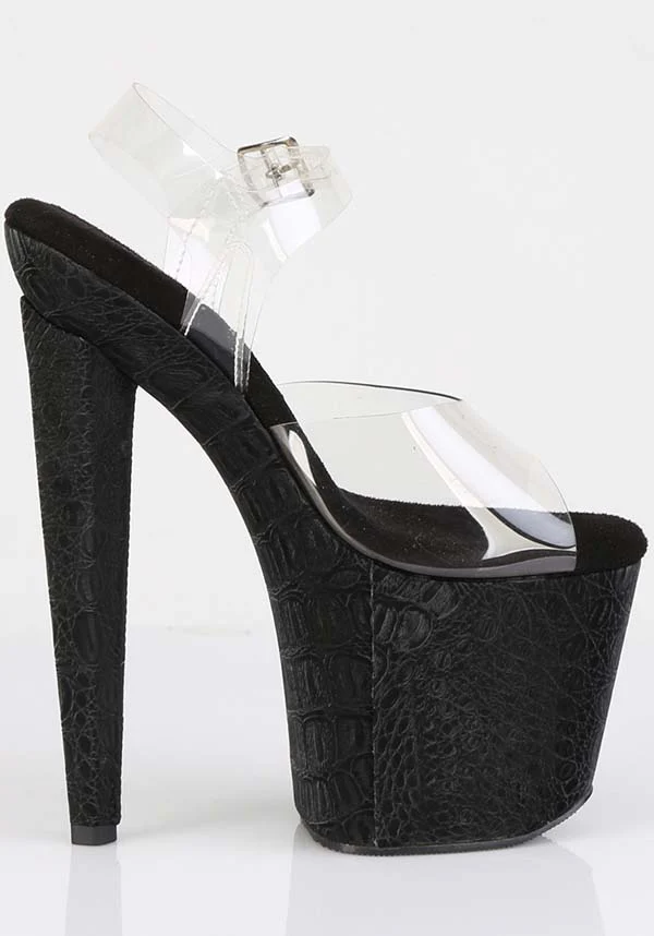 RAZZLE-808WR [Clear/Black] | HEELS [PREORDER] - Image 5
