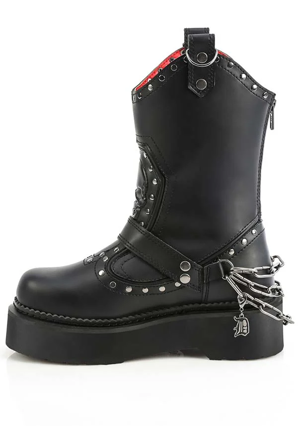 REBEL-56 [Black] | BOOTS [PREORDER] - Image 10