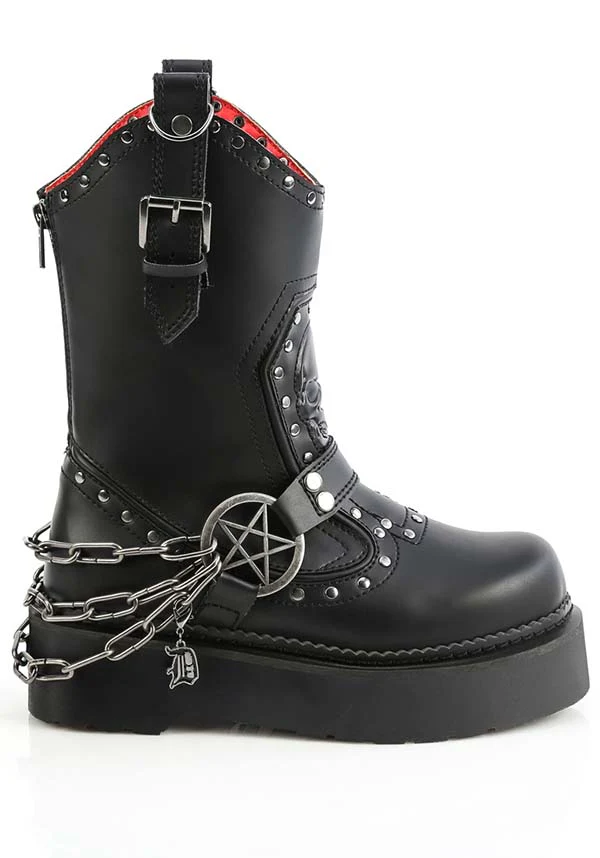 REBEL-56 [Black] | BOOTS [PREORDER] - Image 12