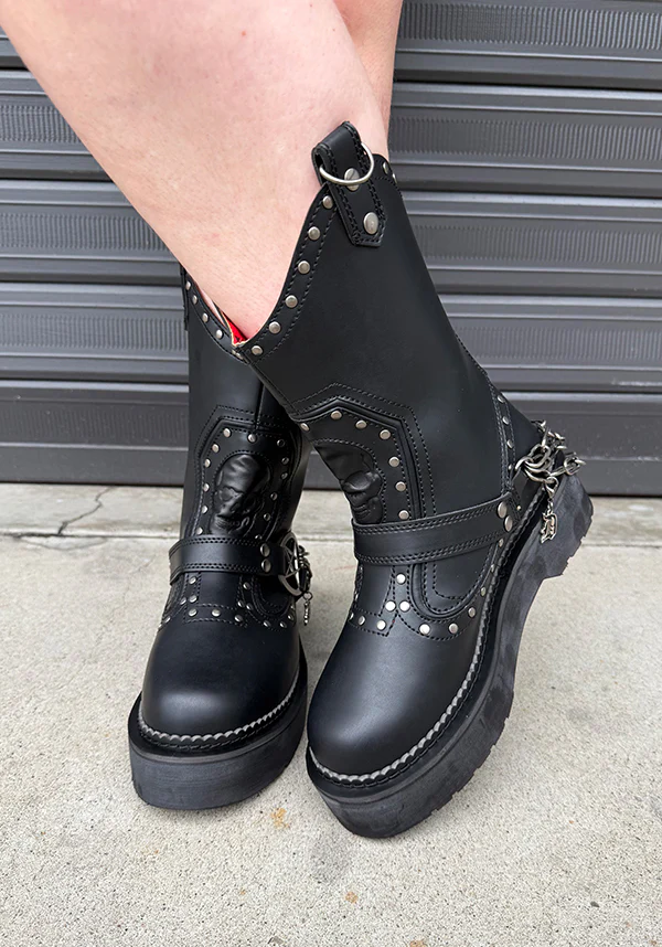 REBEL-56 [Black] | BOOTS [PREORDER] - Image 2