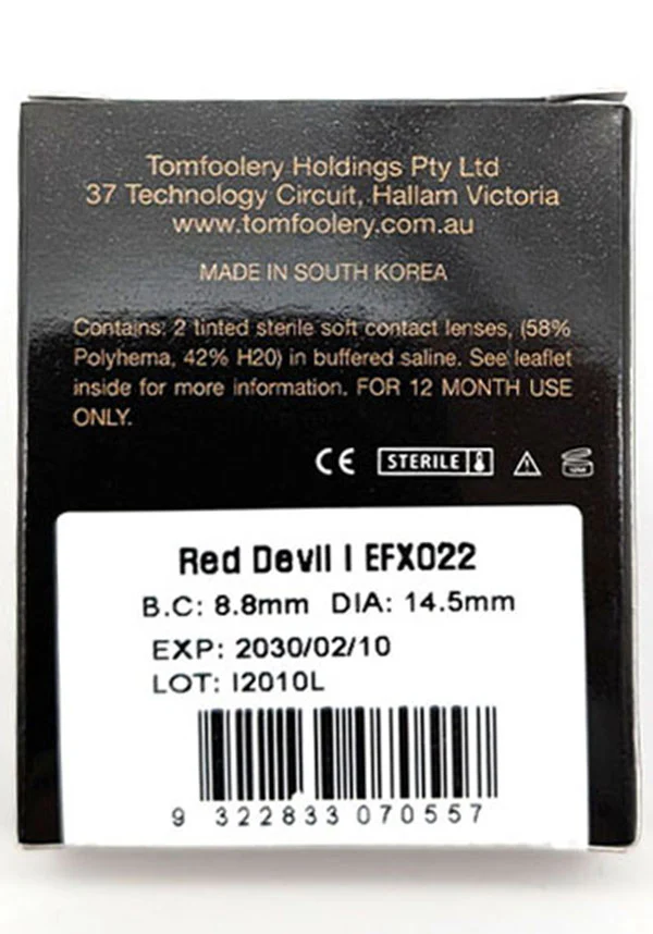 Red Devil I | COSTUME LENSES - Image 3