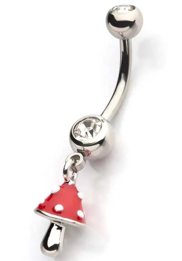 Red Enamel Amanita | NAVEL BAR - Image 2