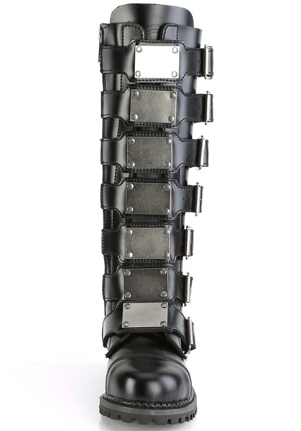 RIOT-21MP [Black Leather] | BOOTS [PREORDER] - Image 2
