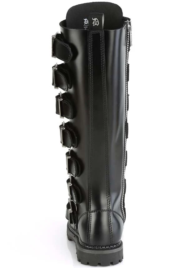 RIOT-21MP [Black Leather] | BOOTS [PREORDER] - Image 4