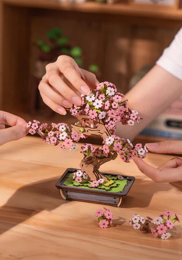 Sakura Bonsai | 3D WOODEN PUZZLE - Image 2