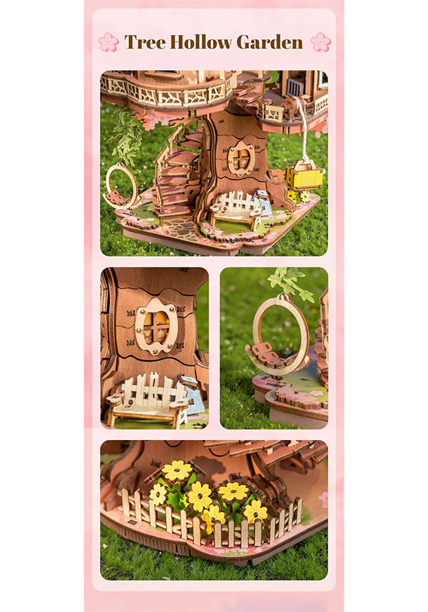 Sakura Tree House | 3D WOODEN PUZZLE - Image 13