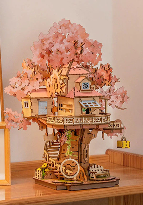 Sakura Tree House | 3D WOODEN PUZZLE - Image 5