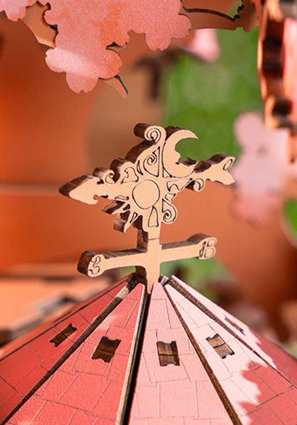 Sakura Tree House | 3D WOODEN PUZZLE - Image 6