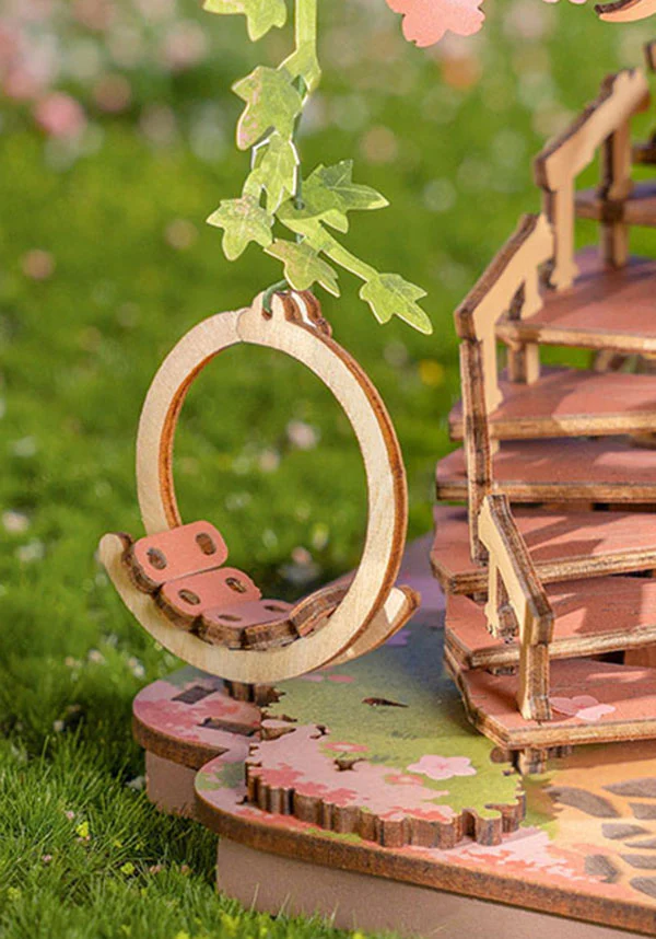 Sakura Tree House | 3D WOODEN PUZZLE - Image 7