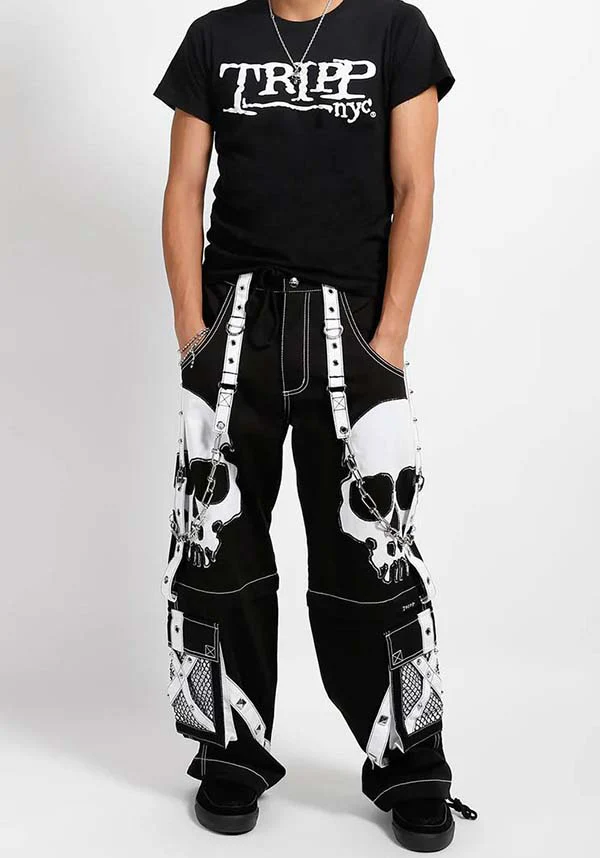 Scare [Black/White] | PANTS - Image 3